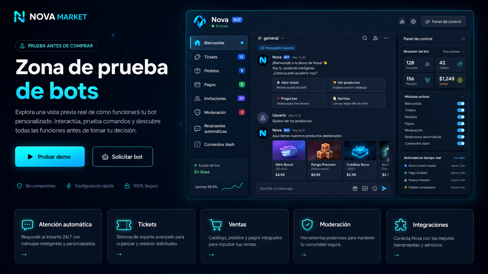 Demo de bot Nova